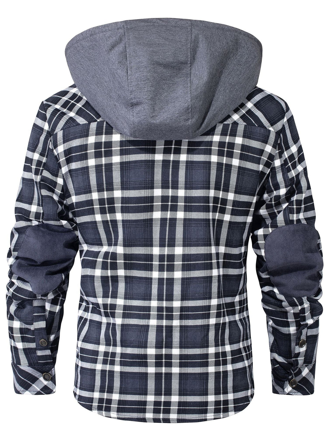 Men's Hooded Checkered Jacket