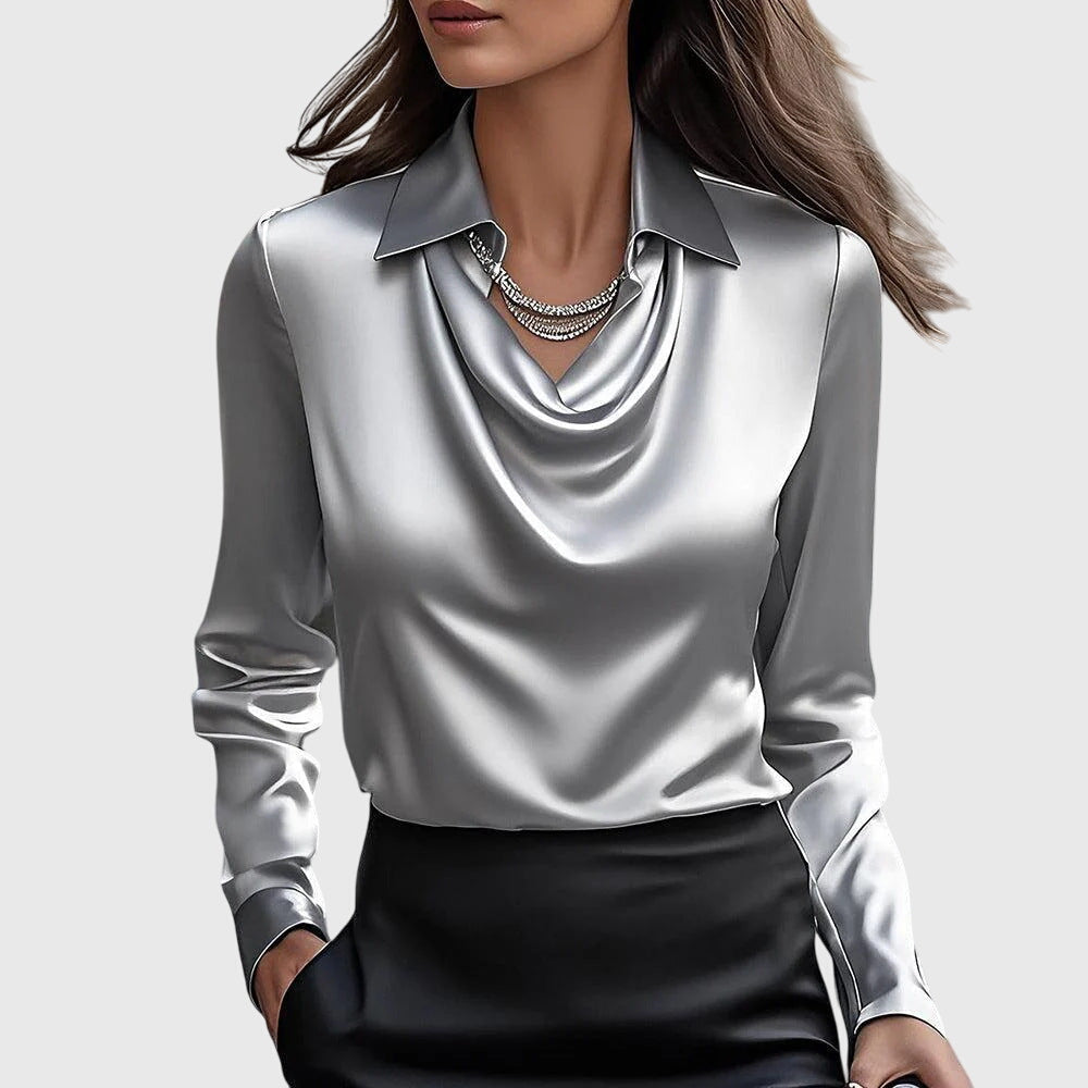 Women's Sophisticated Long Sleeve Blouse