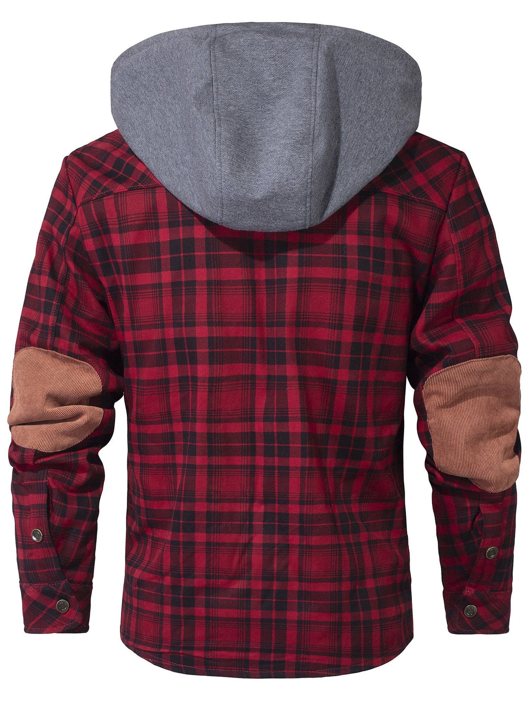 Men's Hooded Checkered Jacket