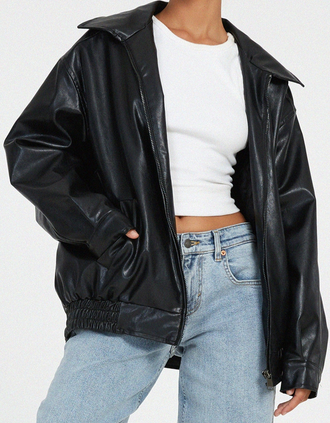 Women's Contemporary Trendy Oversized Jacket