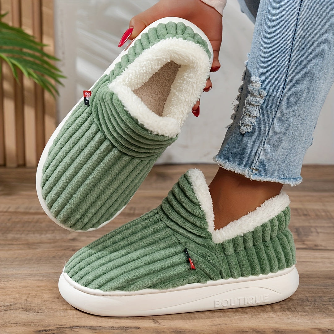 Women's Cozy Slip-On Winter Slippers