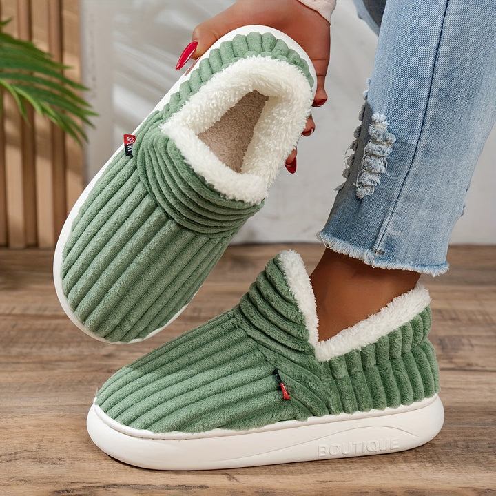 Women's Cozy Slip-On Winter Slippers