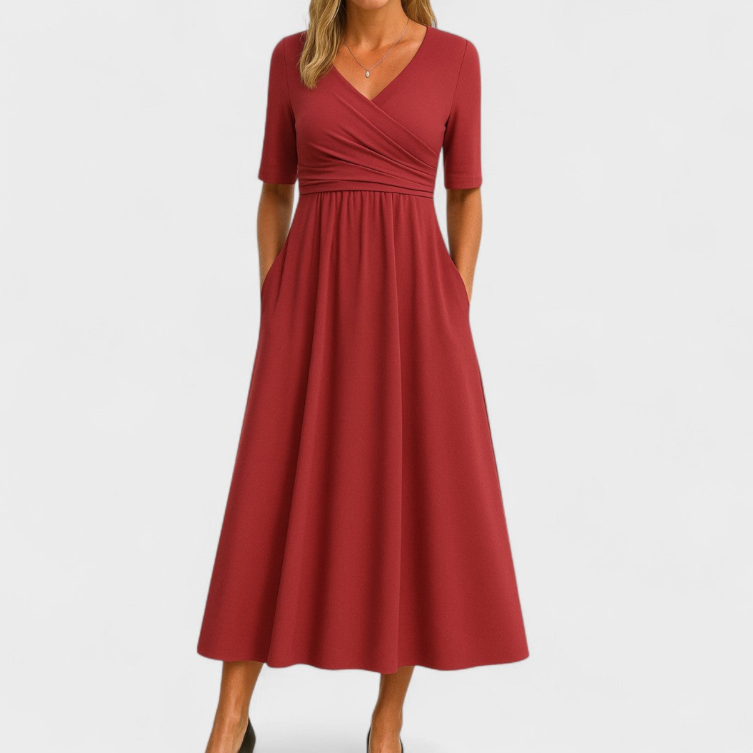 Women's Sophisticated Midi Evening Dress