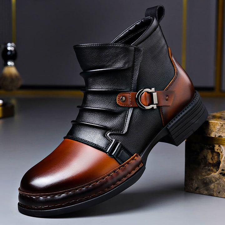 Elegant Men's Unique Ankle Boots