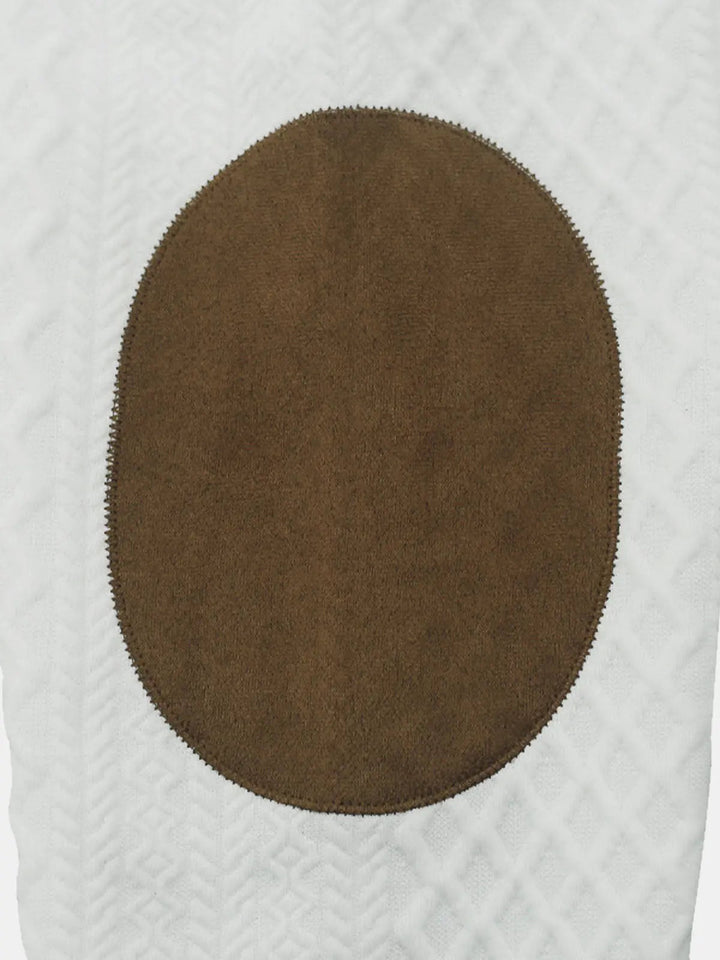 Casual Men's Cable Knit Sweater