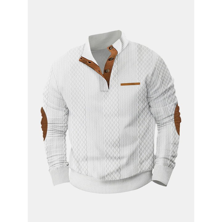 Casual Men's Cable Knit Sweater