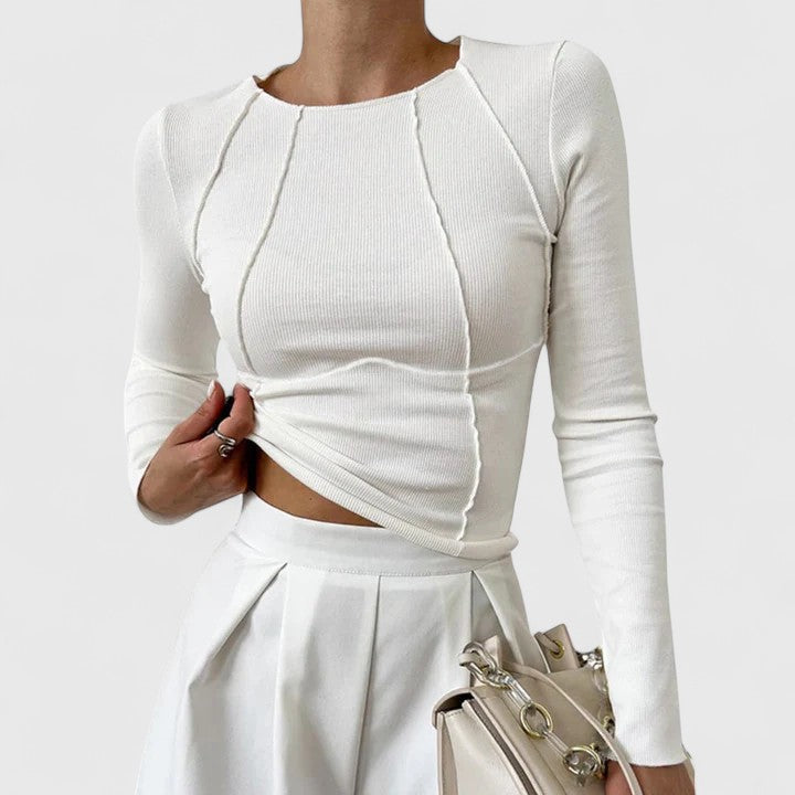 Women's Sophisticated Long Sleeve Blouse