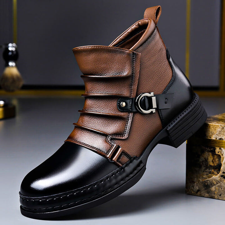 Elegant Men's Unique Ankle Boots