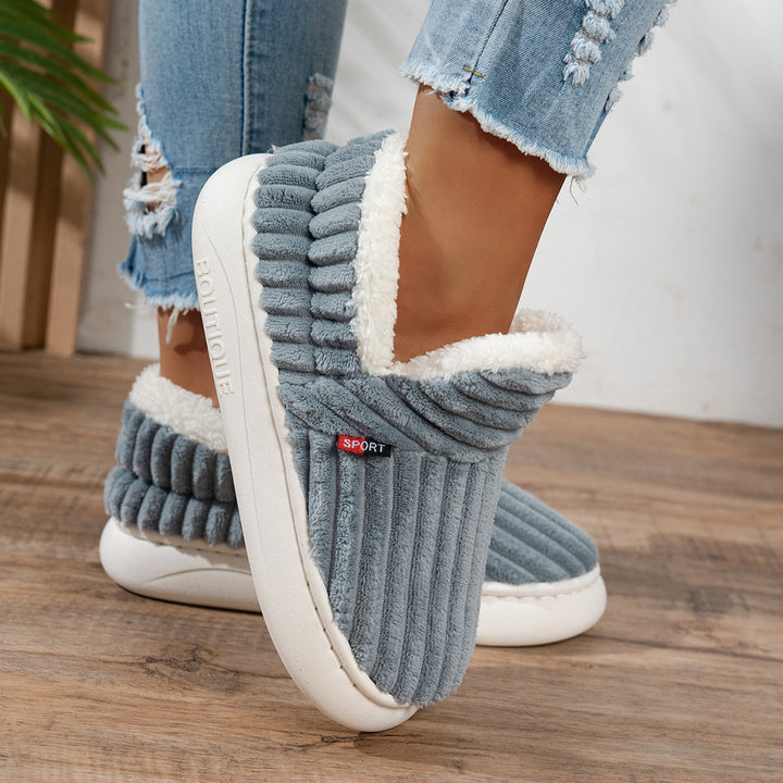Women's Cozy Slip-On Winter Slippers