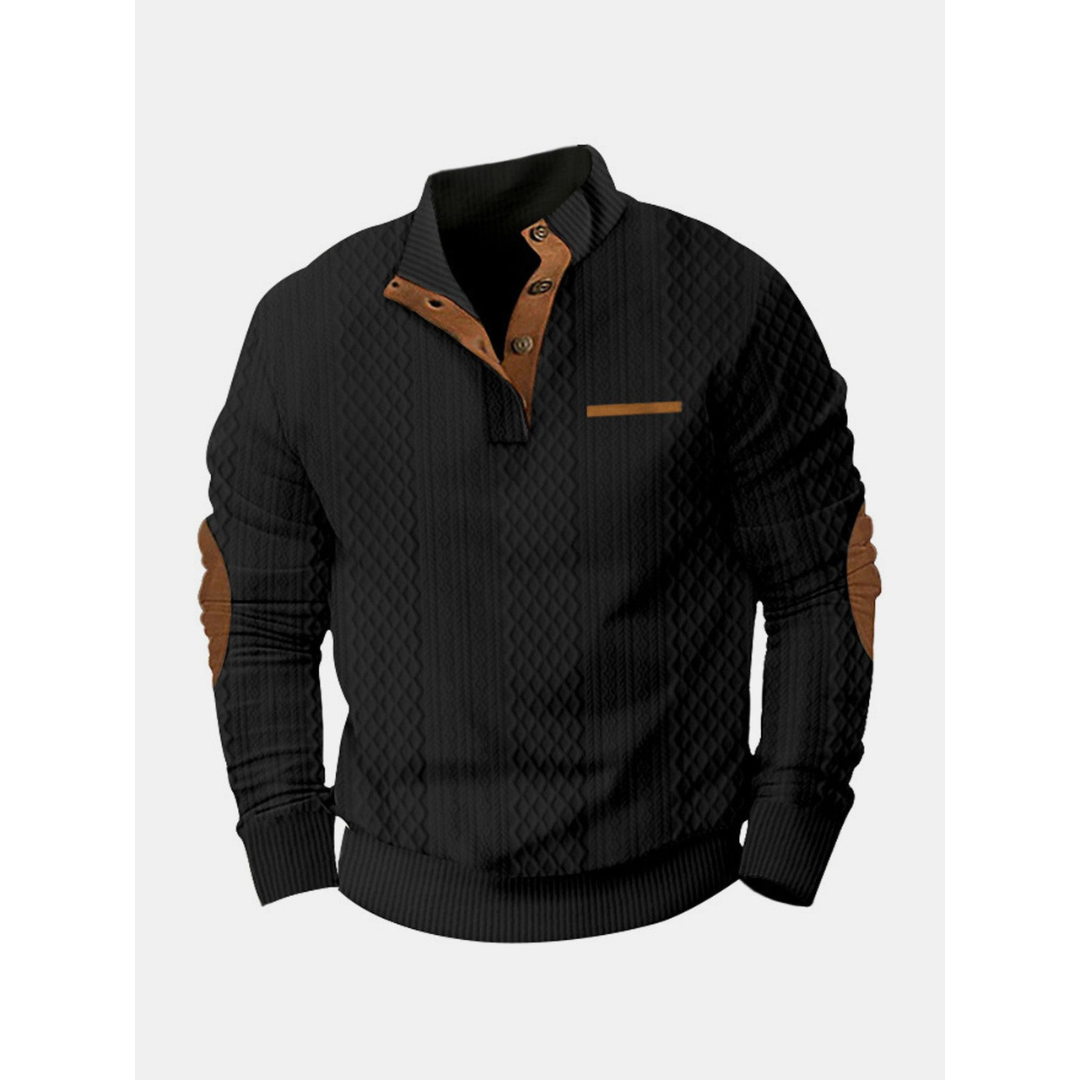 Casual Men's Cable Knit Sweater