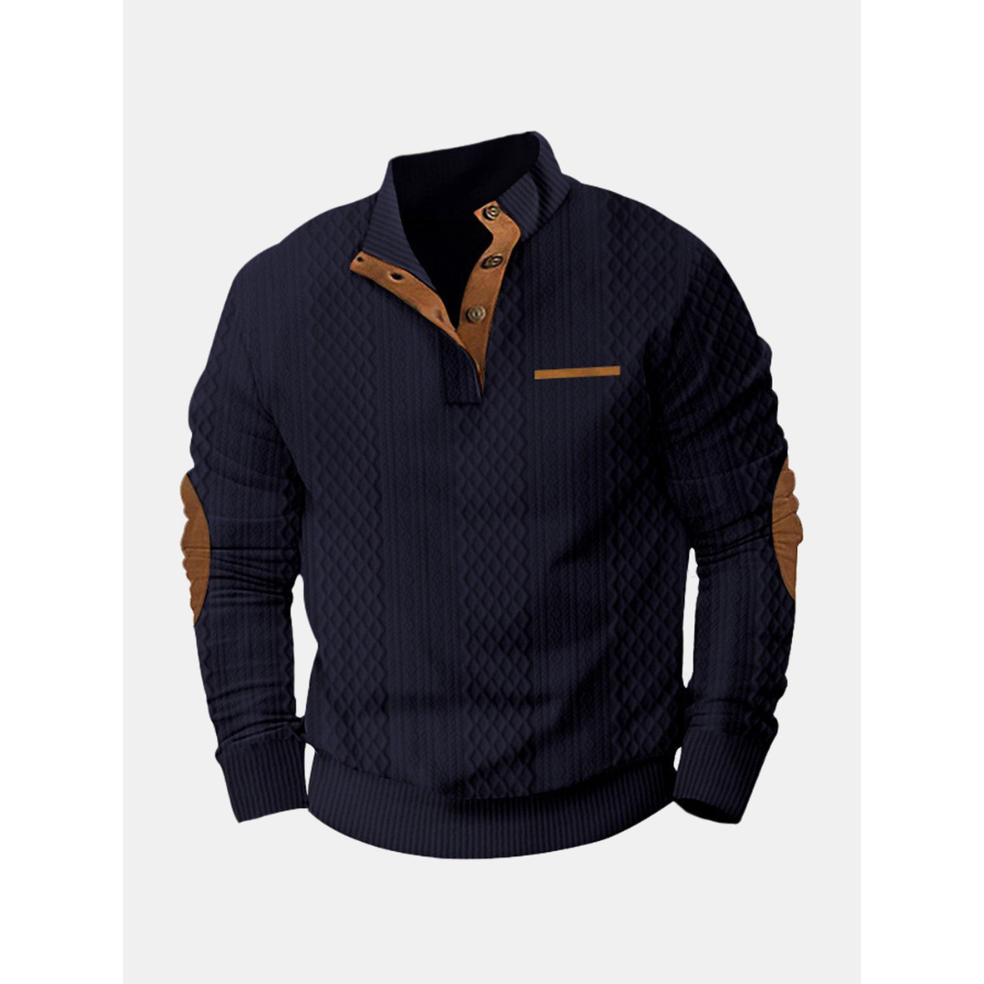 Casual Men's Cable Knit Sweater