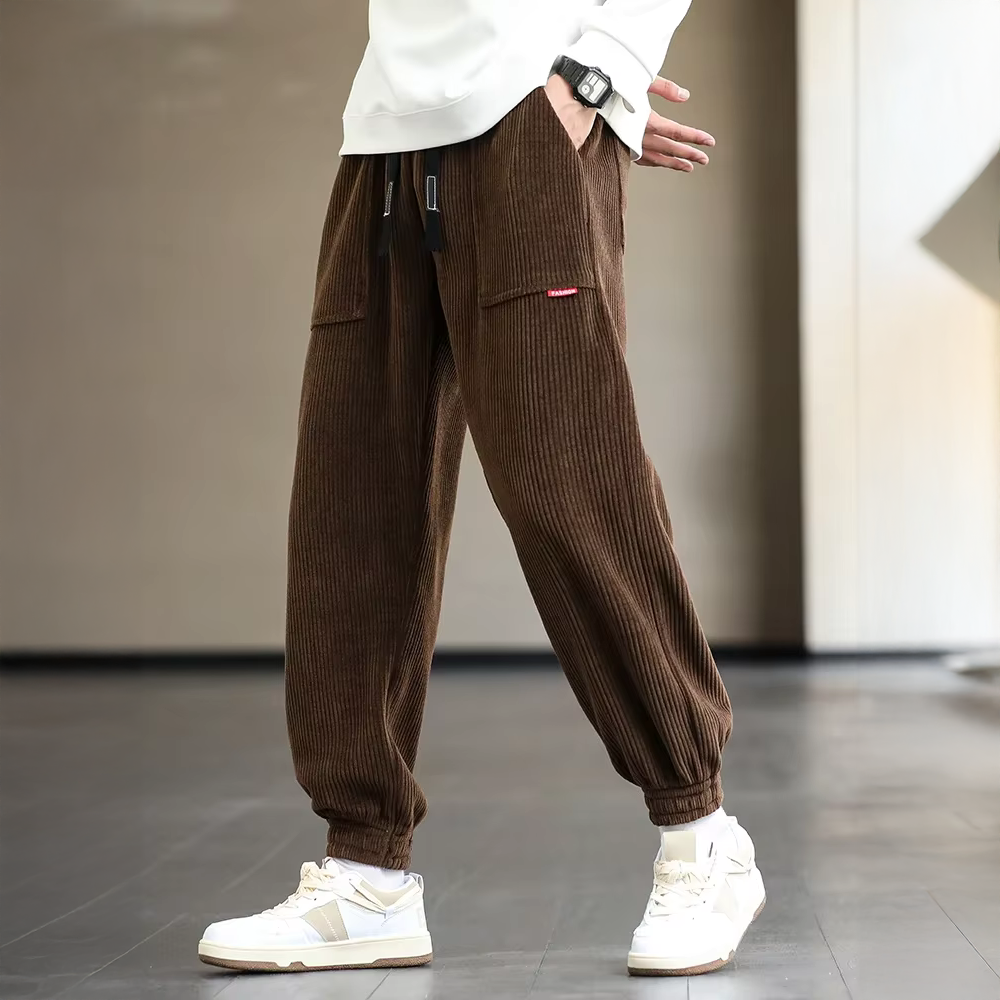 Men's Wide Leg Running Joggers