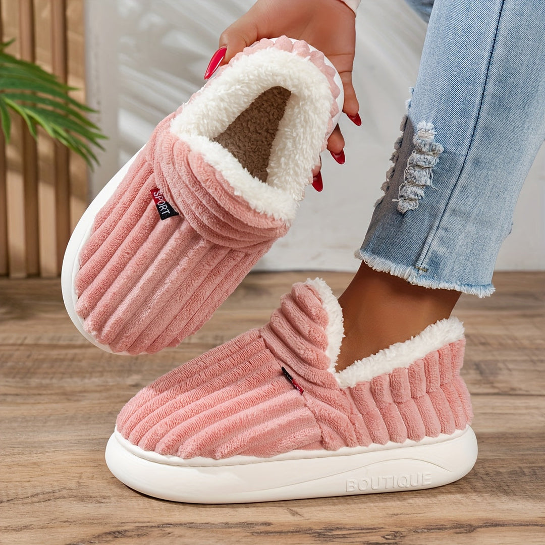 Women's Cozy Slip-On Winter Slippers