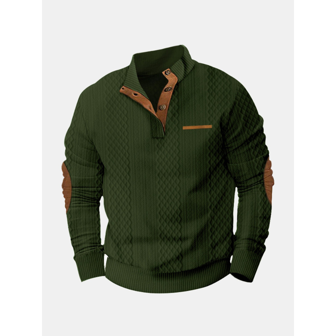 Casual Men's Cable Knit Sweater