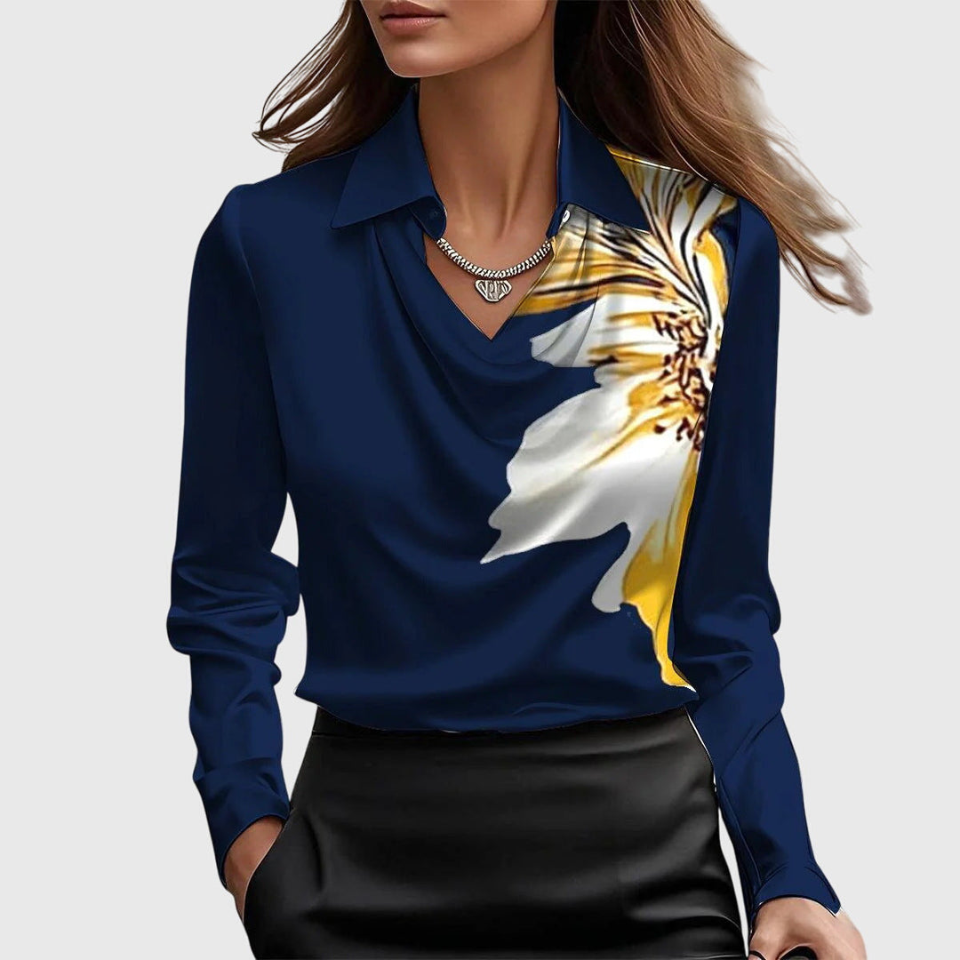 Women's Sophisticated Long Sleeve Blouse