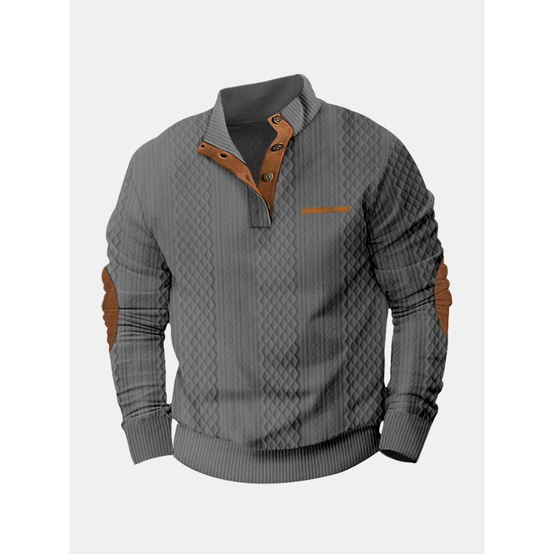 Casual Men's Cable Knit Sweater