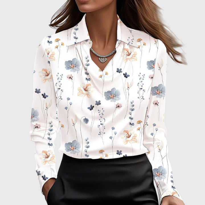 Women's Sophisticated Long Sleeve Blouse