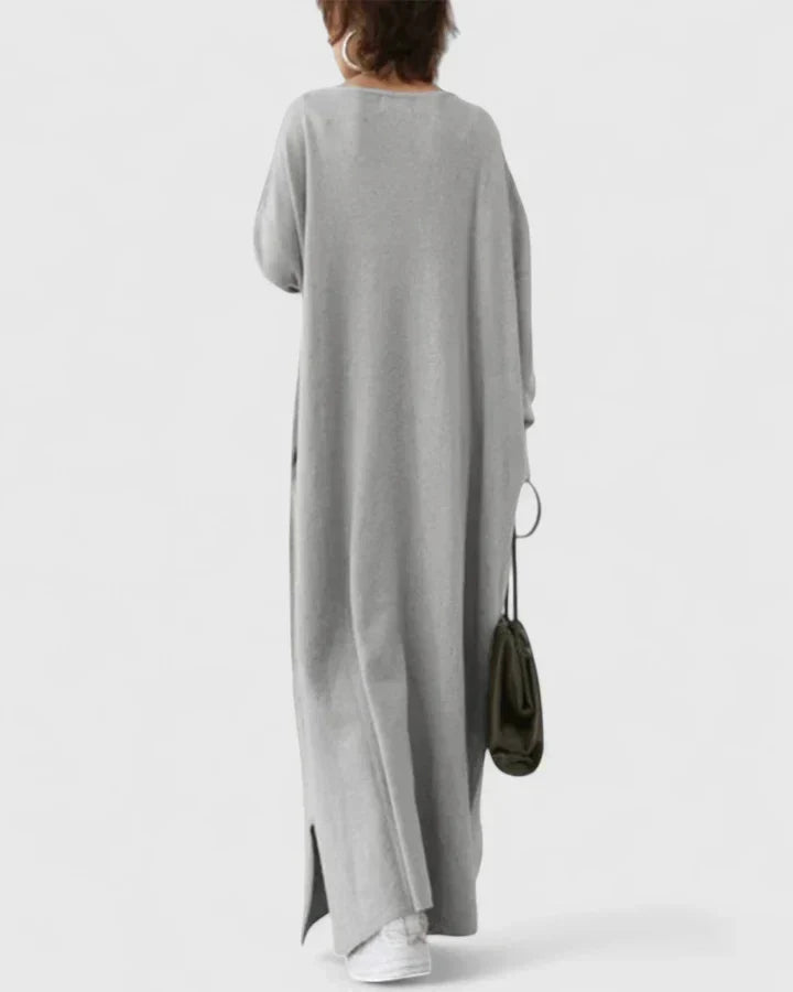 Women's Maxi Dress with Long Sleeves