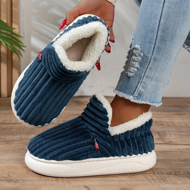 Women's Cozy Slip-On Winter Slippers