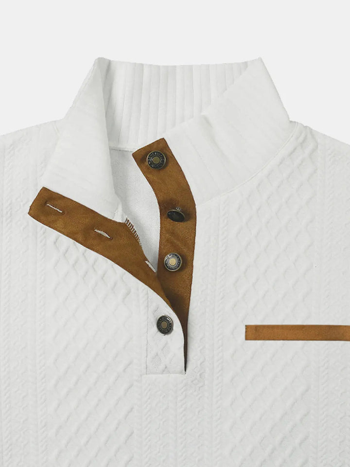 Casual Men's Cable Knit Sweater