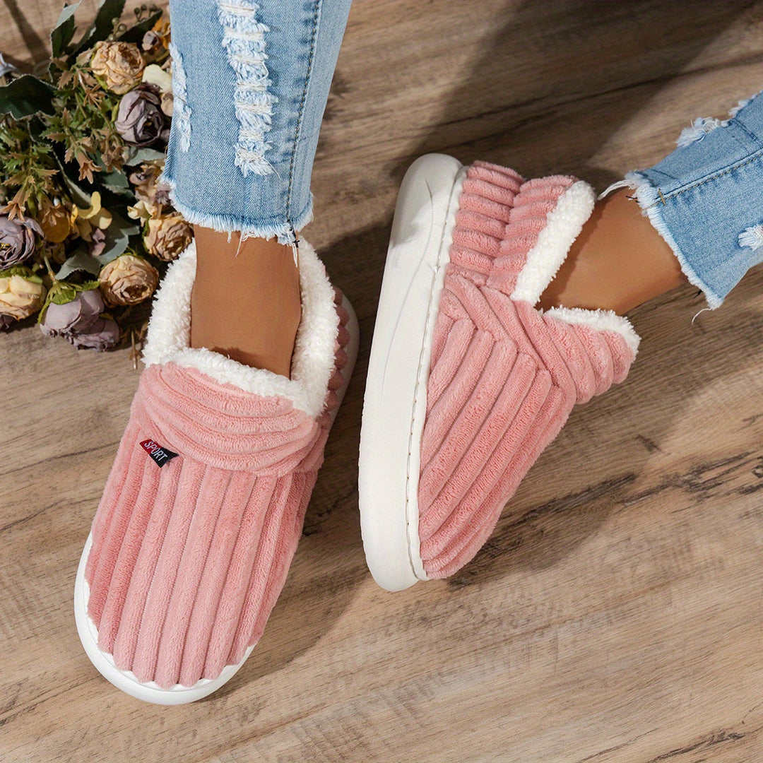 Women's Cozy Slip-On Winter Slippers