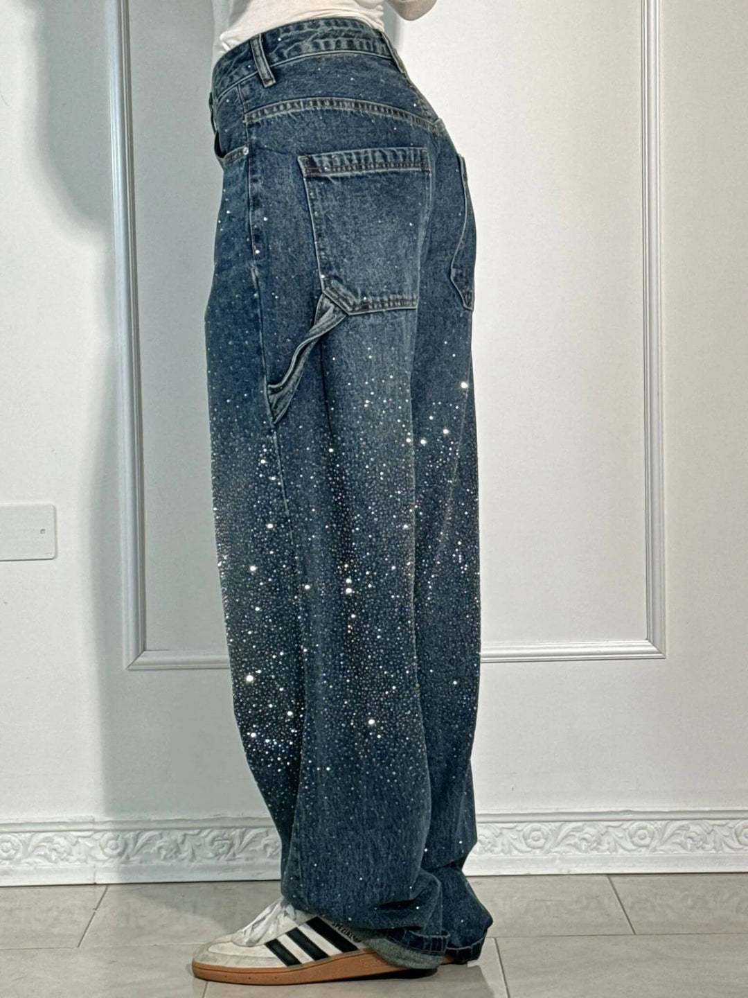 Women's Wide-Leg Baggy Trousers