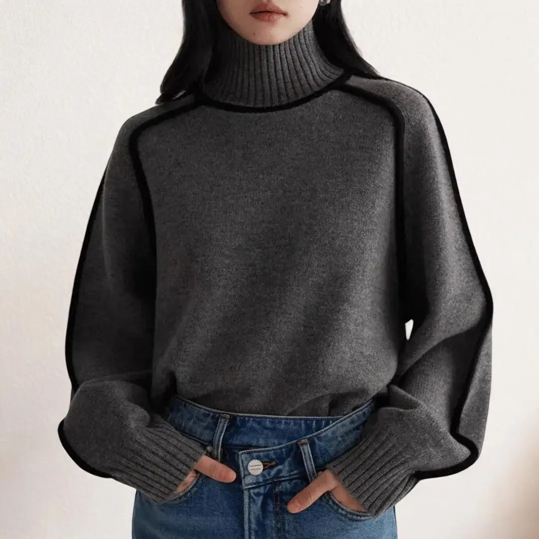 Women's Lightweight Turtleneck Sweater
