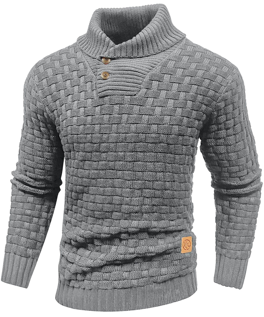 Classic Men's Sweater with Ribbed Cuffs