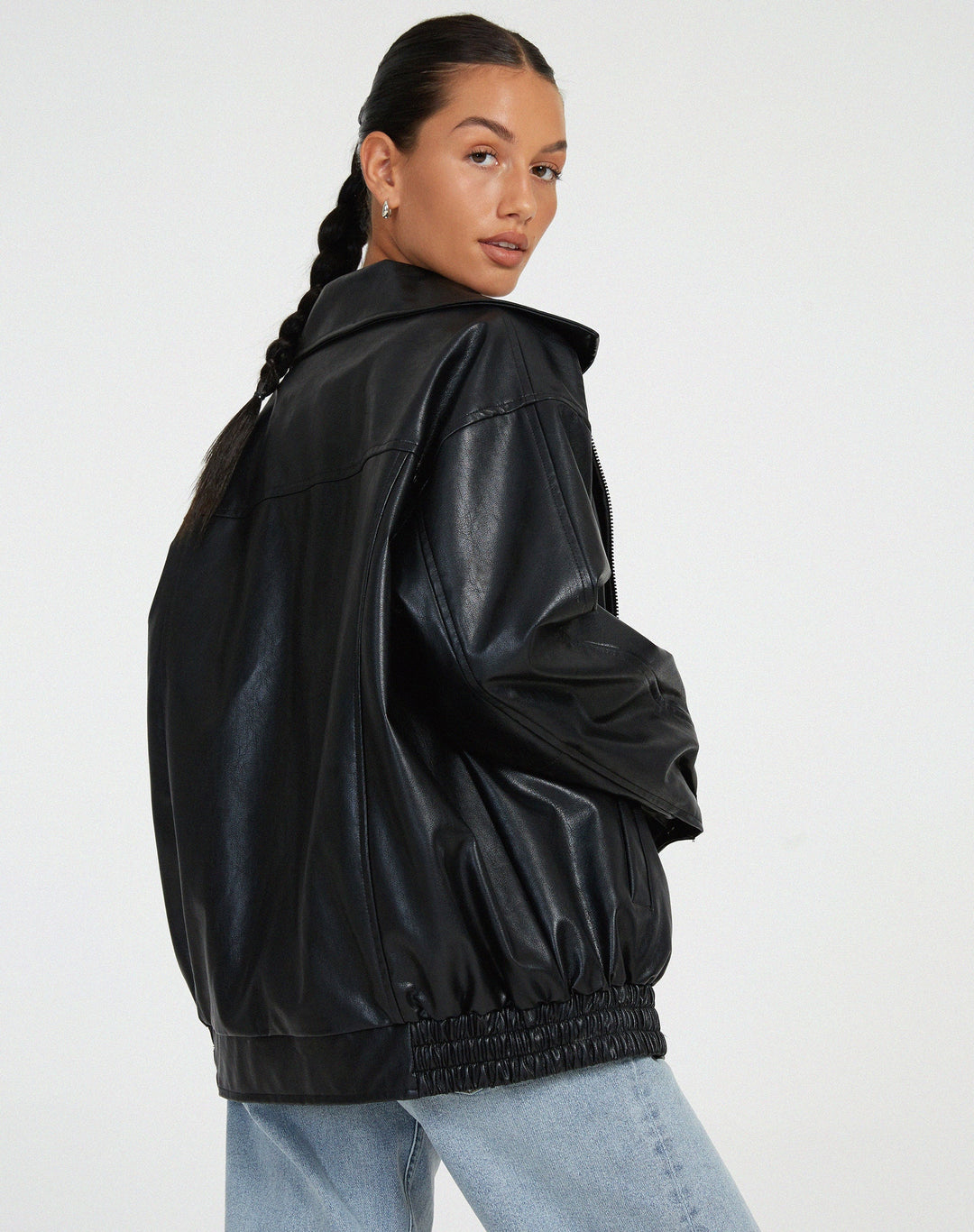 Women's Contemporary Trendy Oversized Jacket