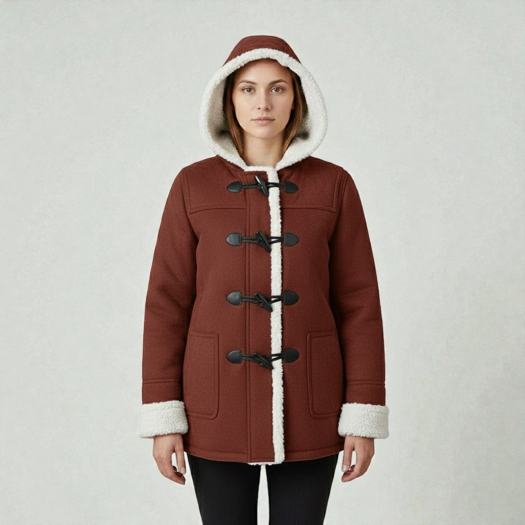 Cozy Winter Jacket Featuring Insulated Lining and Hood