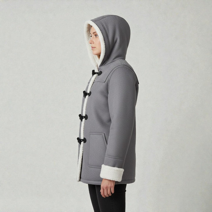 Cozy Winter Jacket Featuring a Warm Lining and Hood