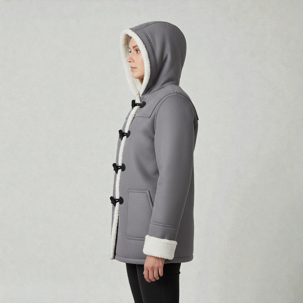 Cozy Winter Jacket Featuring Insulated Lining and Hood