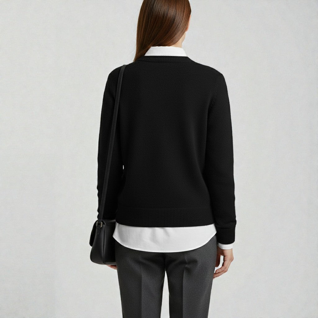 Chic Sweater with Contemporary Design for Trendy Ensembles