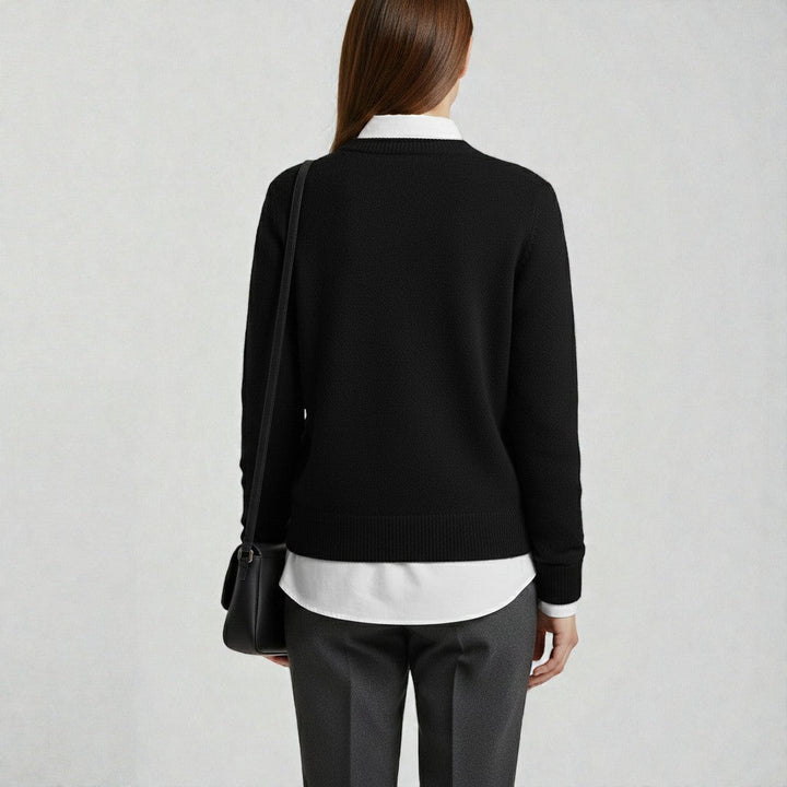 Chic Sweater with Contemporary Design for Trendy Ensembles