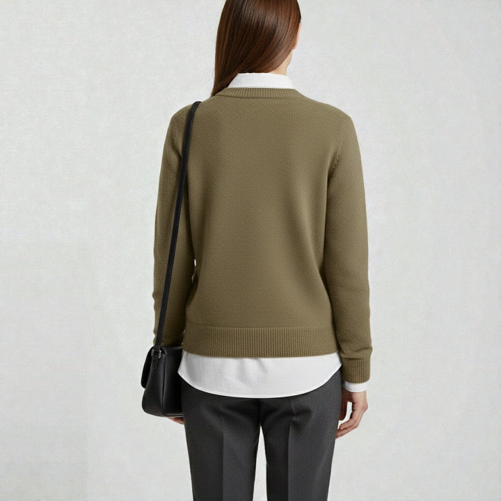 Chic Sweater with Contemporary Design for Trendy Ensembles