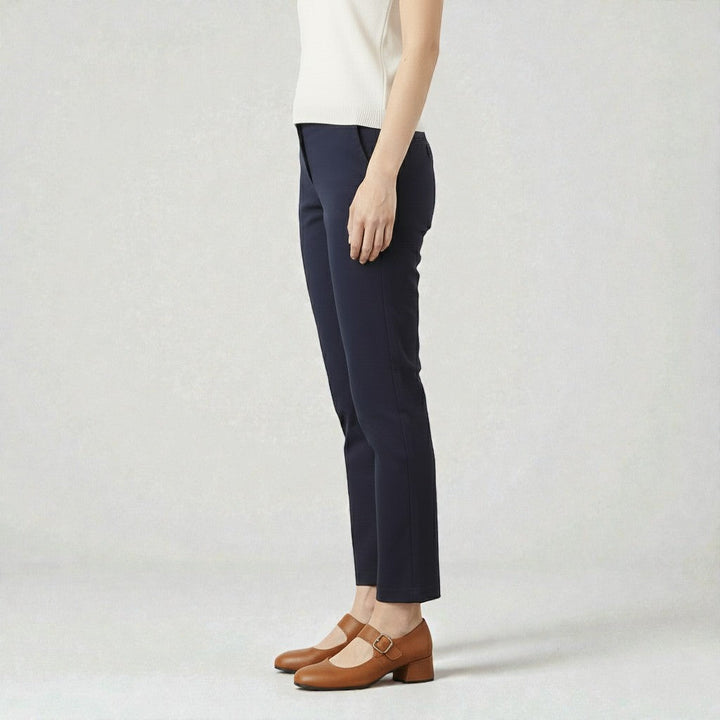 Chic Comfort Footwear with Trendy Strap and Heel