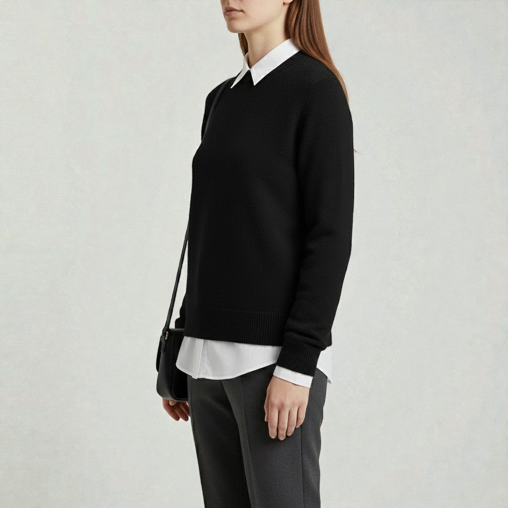 Chic Sweater with Contemporary Design for Trendy Ensembles