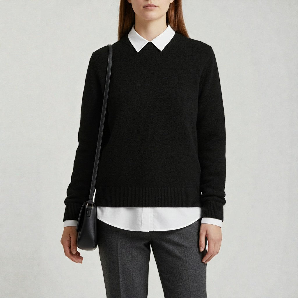 Chic Sweater with Contemporary Design for Trendy Ensembles