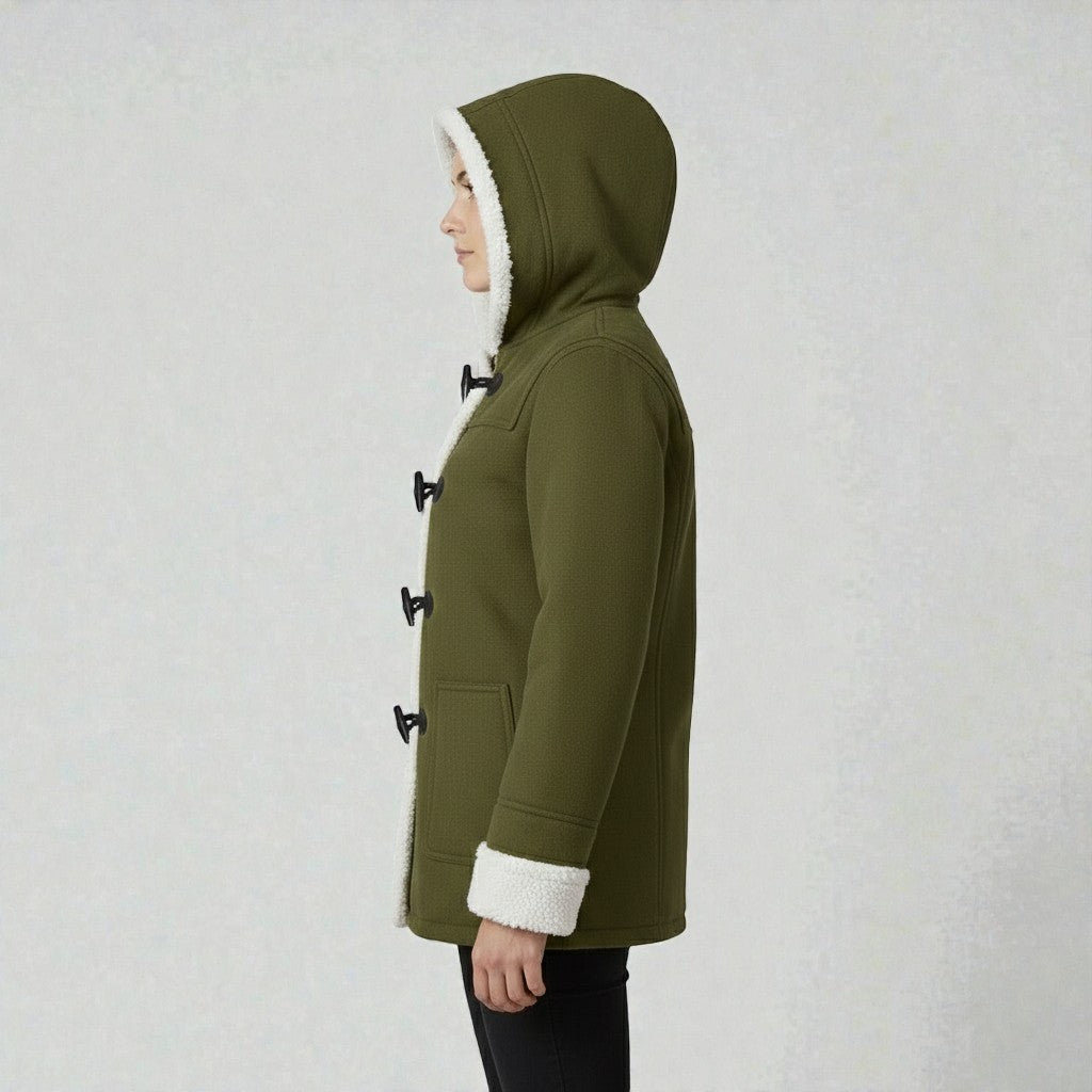 Cozy Winter Jacket Featuring Insulated Lining and Hood