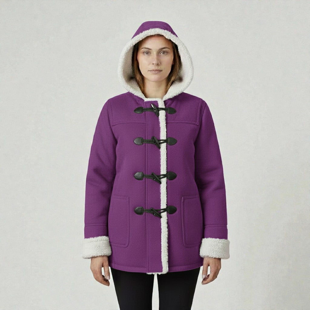 Cozy Winter Jacket Featuring a Warm Lining and Hood