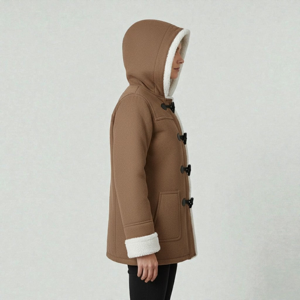 Cozy Winter Jacket Featuring Insulated Lining and Hood