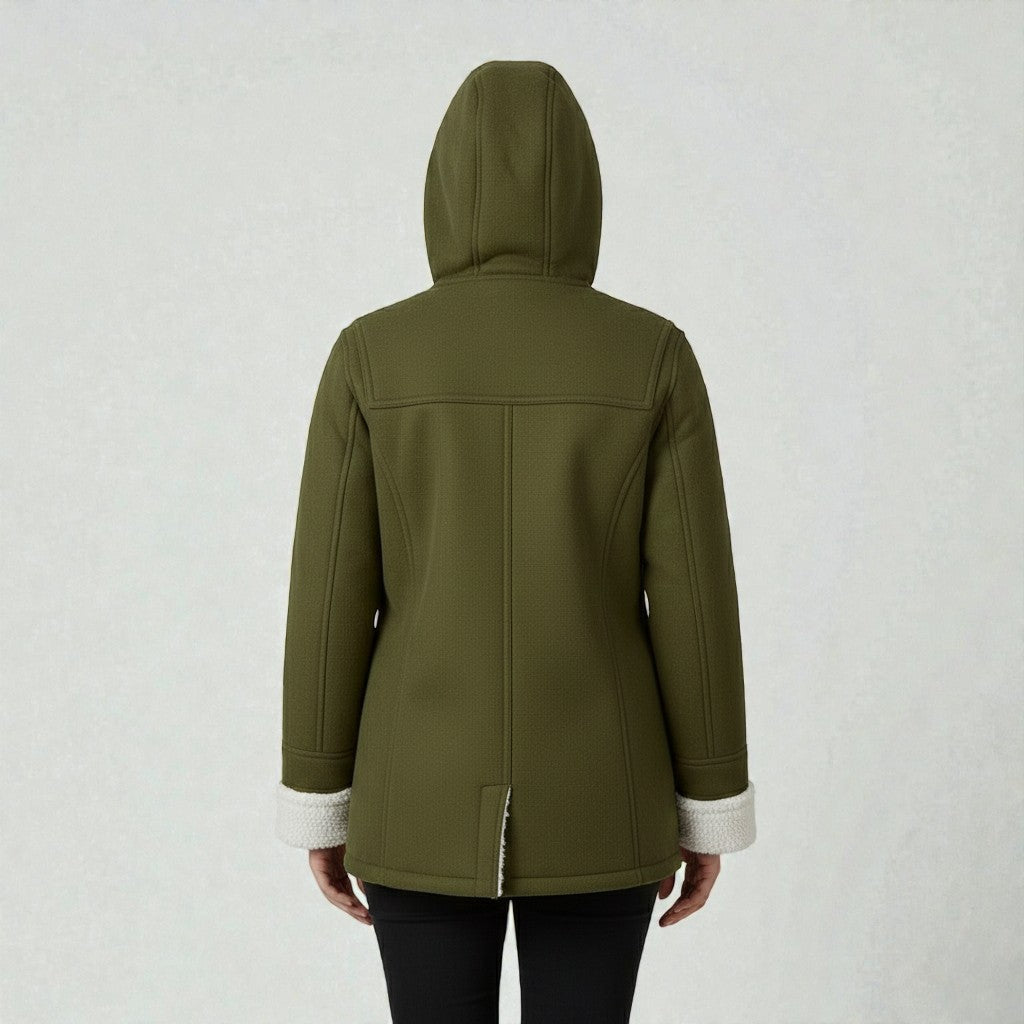 Cozy Winter Jacket Featuring a Warm Lining and Hood