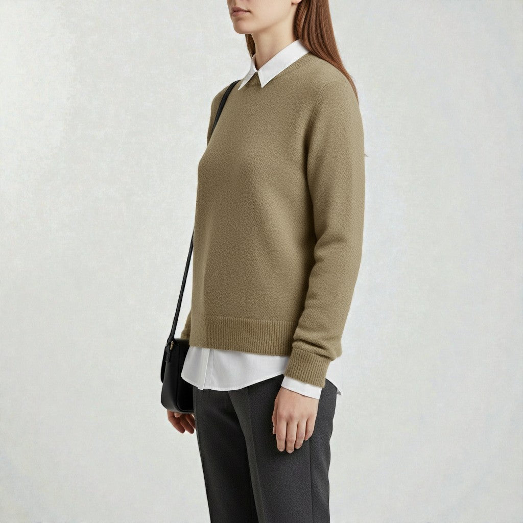 Chic Sweater with Contemporary Design for Trendy Ensembles