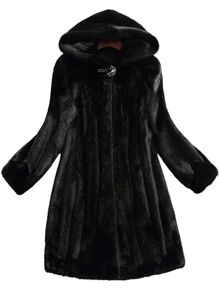 Women's Hooded Long Coat