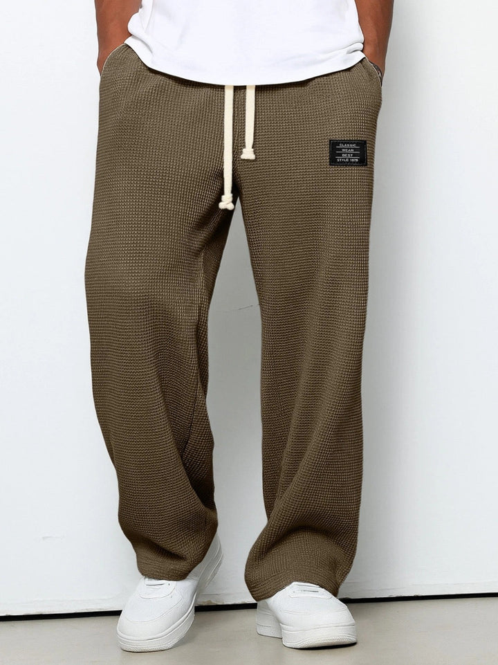 Men's Wide-Leg Walking Trousers