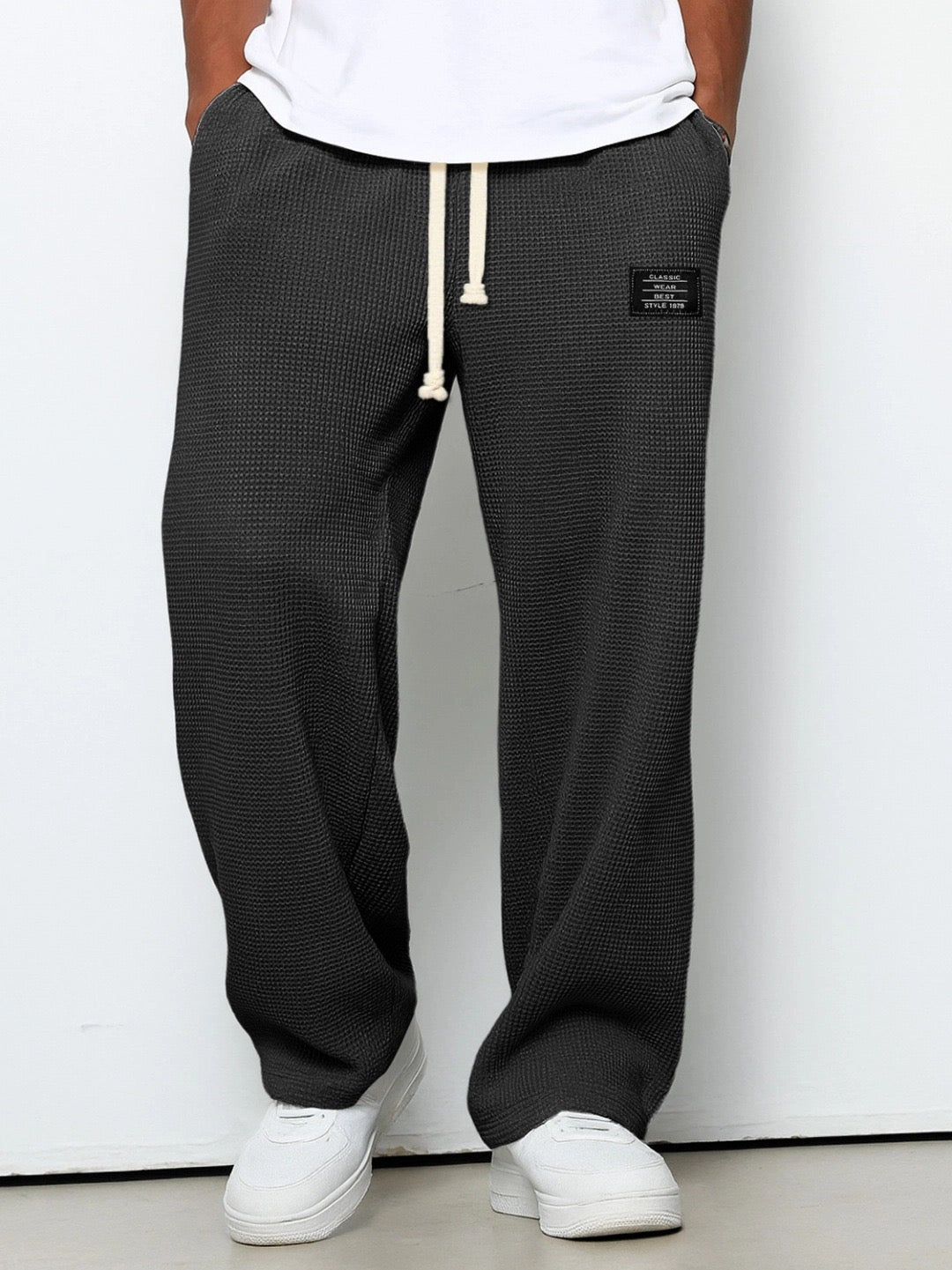 Men's Wide-Leg Walking Trousers