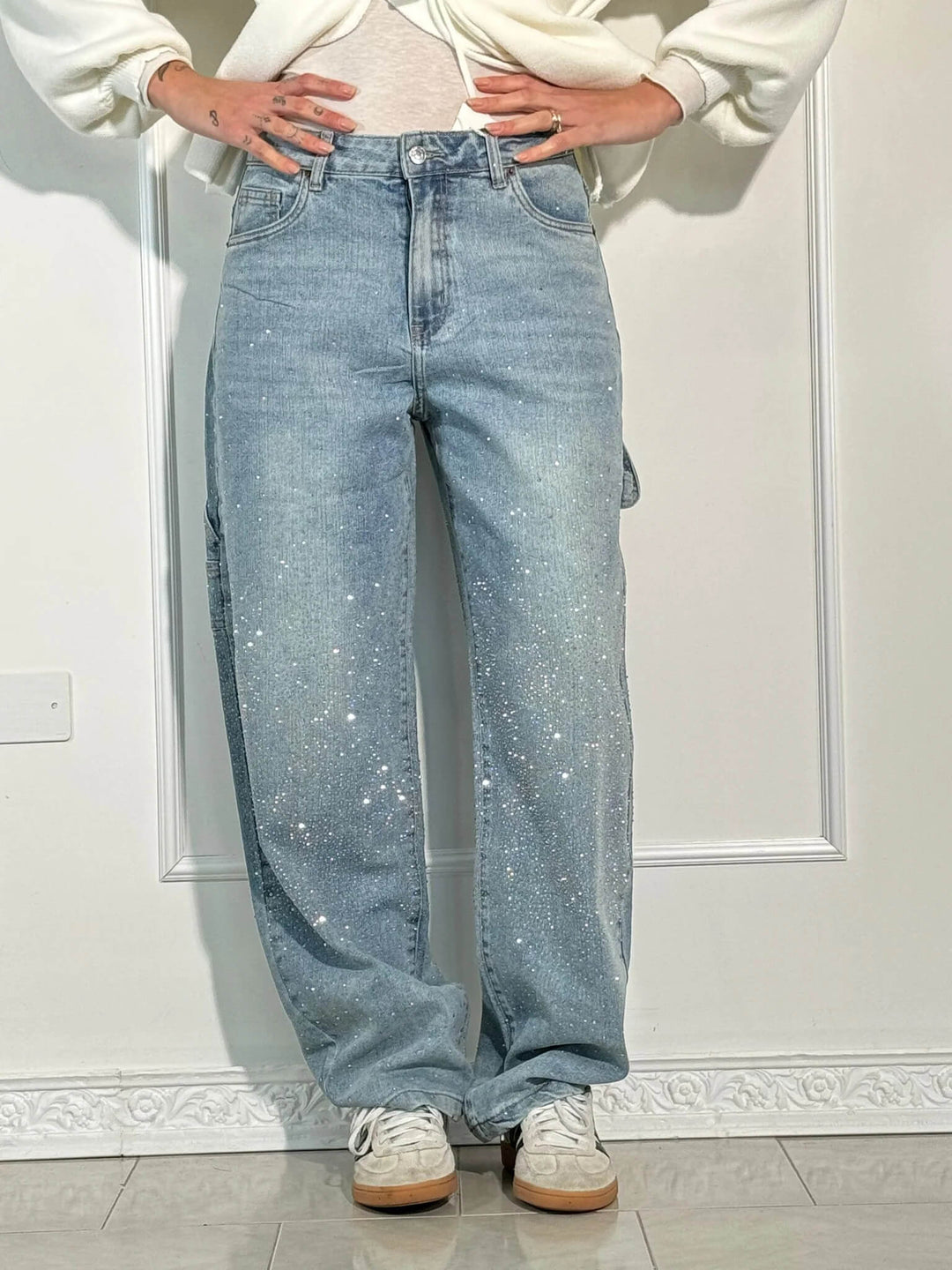 Women's Wide-Leg Baggy Trousers