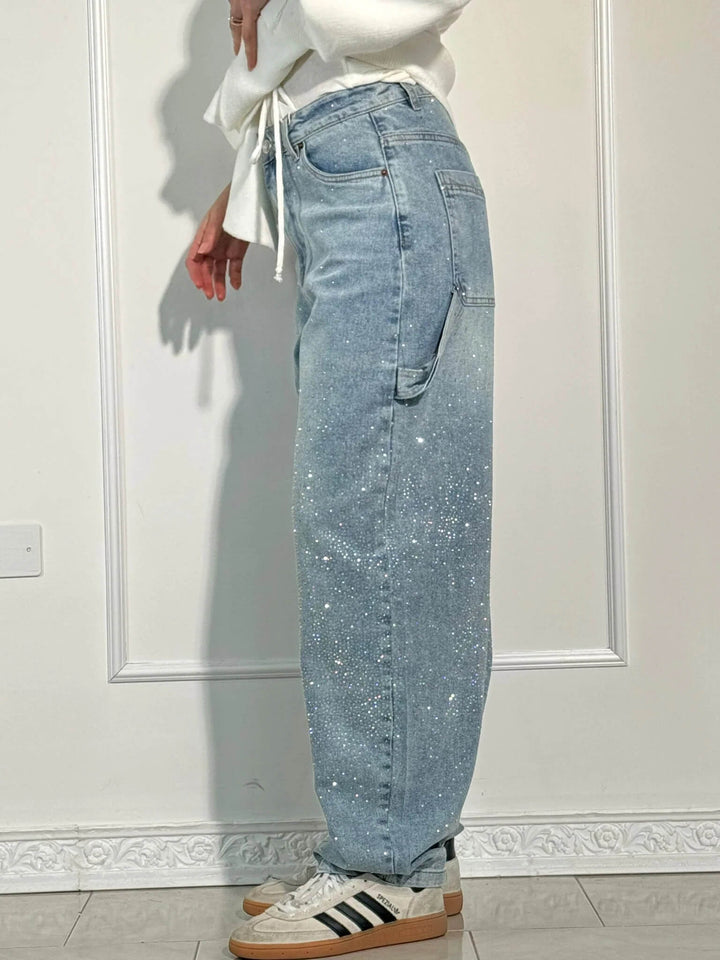 Women's Wide-Leg Baggy Trousers