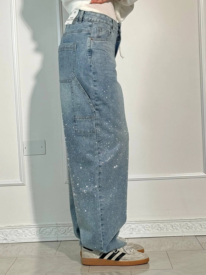 Women's Wide-Leg Baggy Trousers