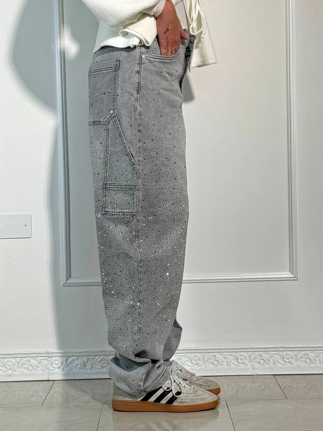 Women's Wide-Leg Baggy Trousers